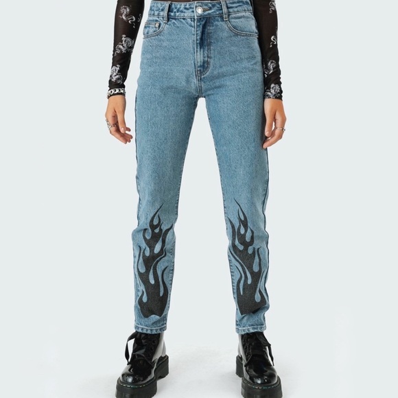 Adika Flame Straight Leg Jeans - Picture 1 of 5